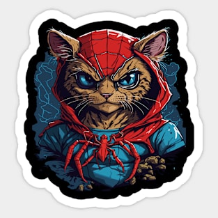 spider cat Sticker